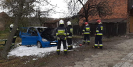 Gorzów Śląski pożar samochodu osobowego