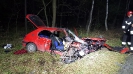 Grożny wypadek na trasie Olesno - Kolonia Biskupska